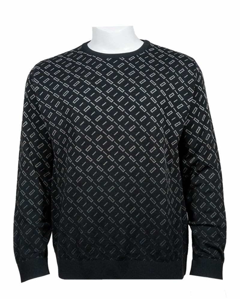 geometric sweater