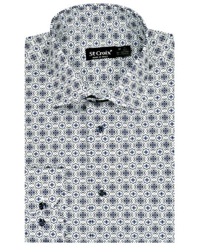 medallion-print-woven-shirt