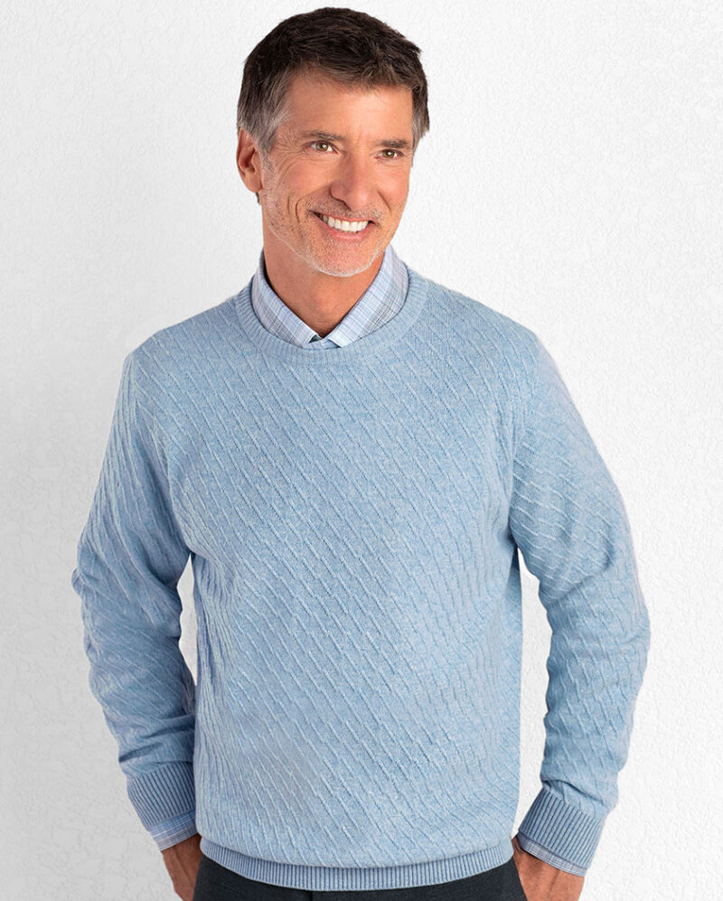 Pure Cashmere Luxury Collection Textured Pullover - St. Croix Collections